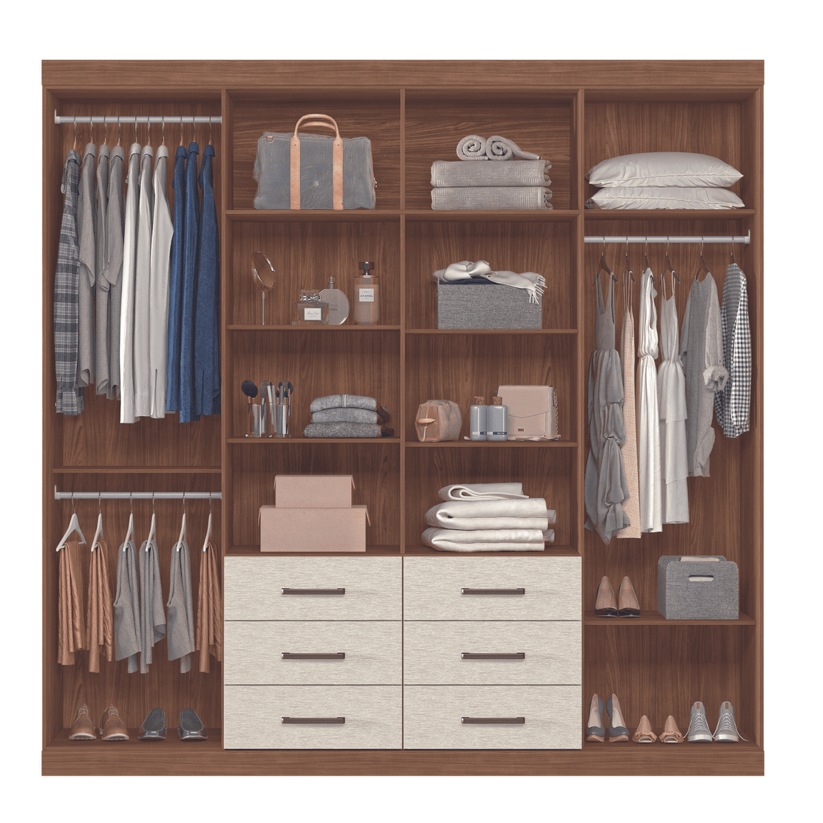 CLOSET LIVERPOOL 8.6 JATOBA/ARENA – Muebles Onessta