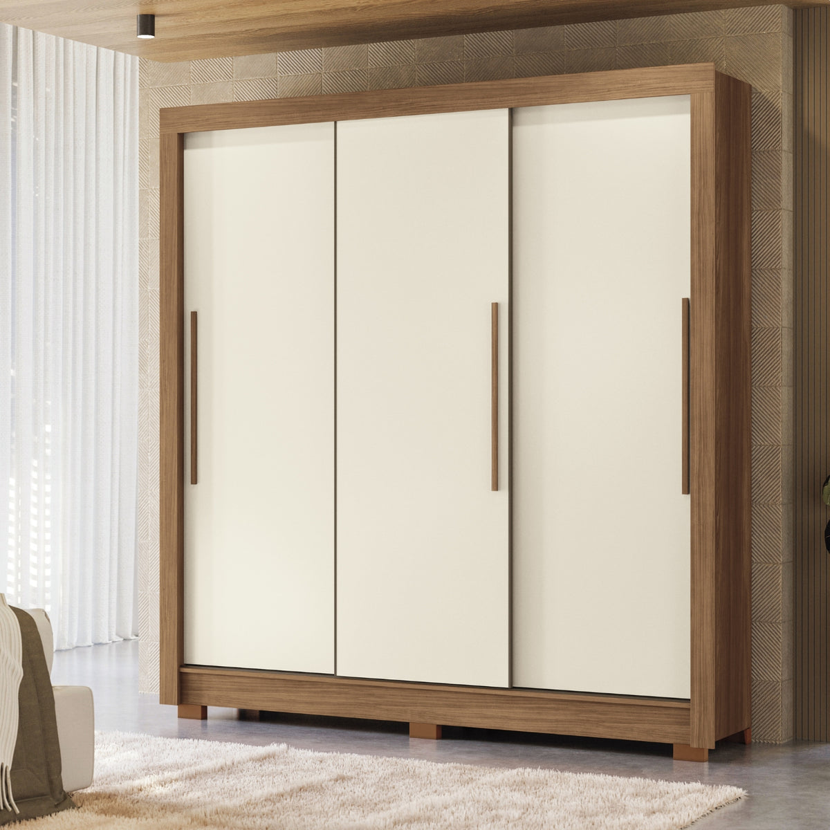 CLOSET MARINGA 3.2 JATOBA/ARENA – Muebles Onessta