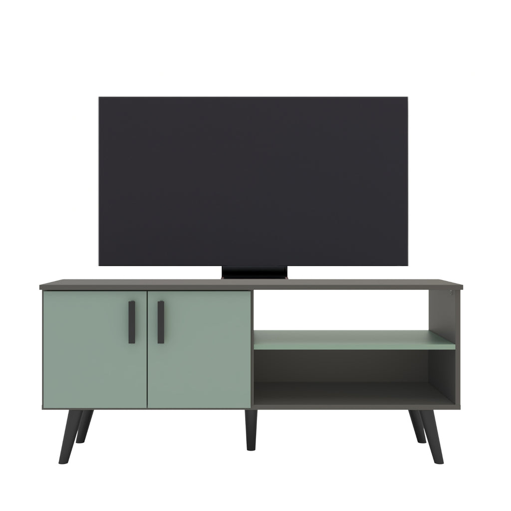 RACK TV 55" CATAR GRAFITO/VERDE