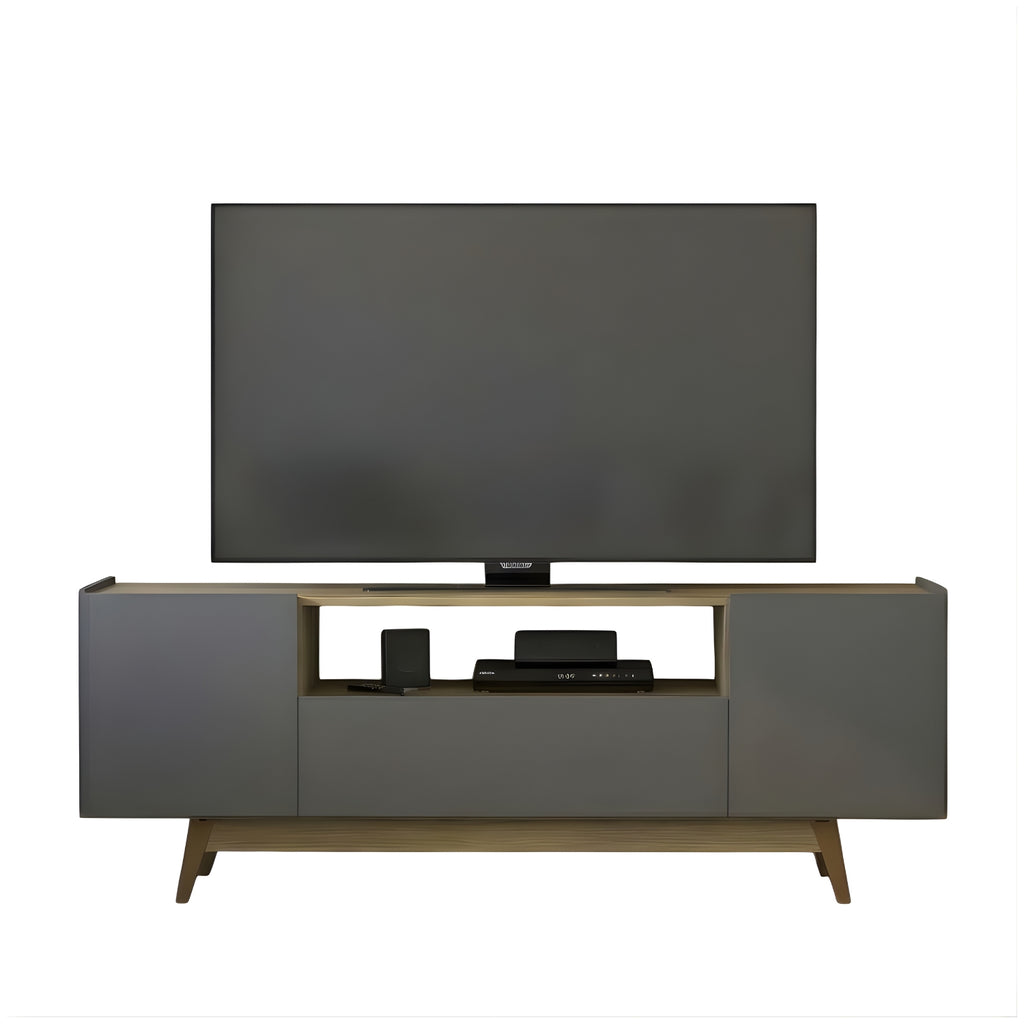 RACK TV 75" PORTOBELO MIEL/GRAFITO