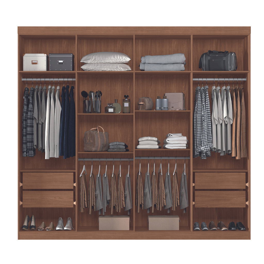 CLOSET MASTER 8.4 JATOBA/GRAFITO – Muebles Onessta