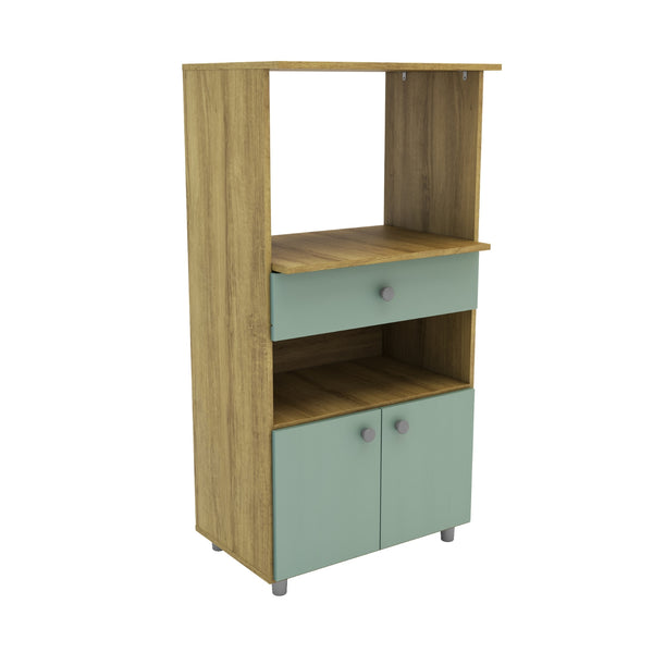 MUEBLE PARA MICROONDAS 2.1 MIEL/VERDE