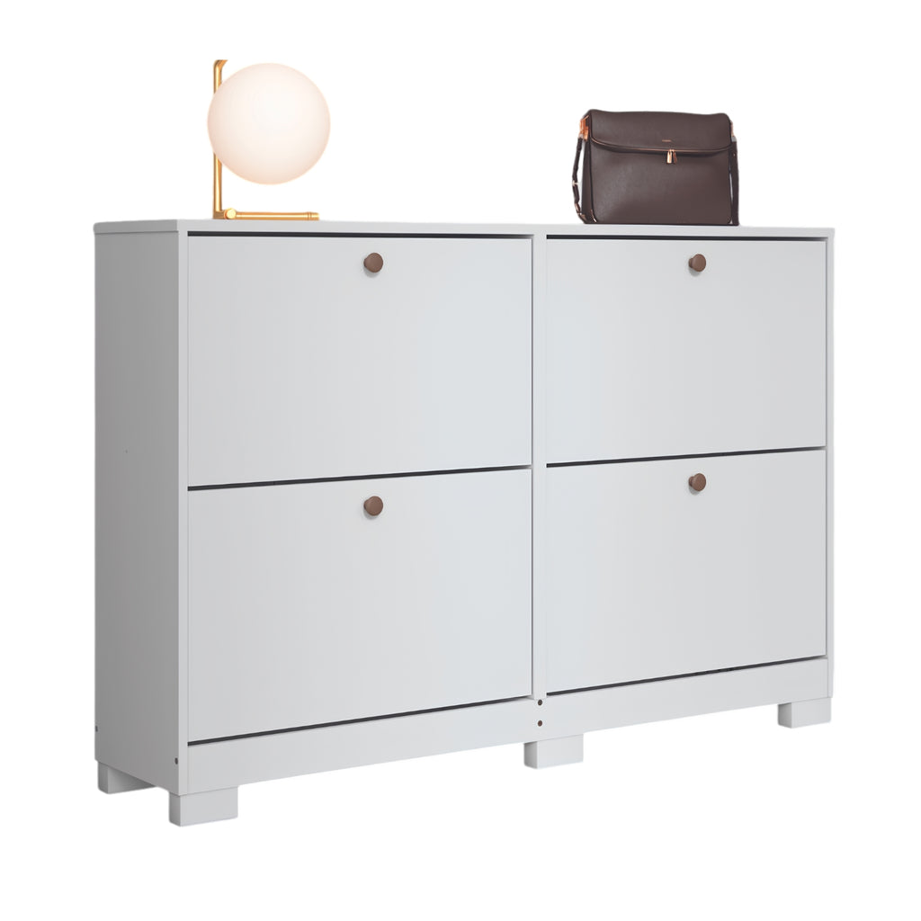 ZAPATERA VERSATIL 4 PUERTAS BLANCO/BLANCO