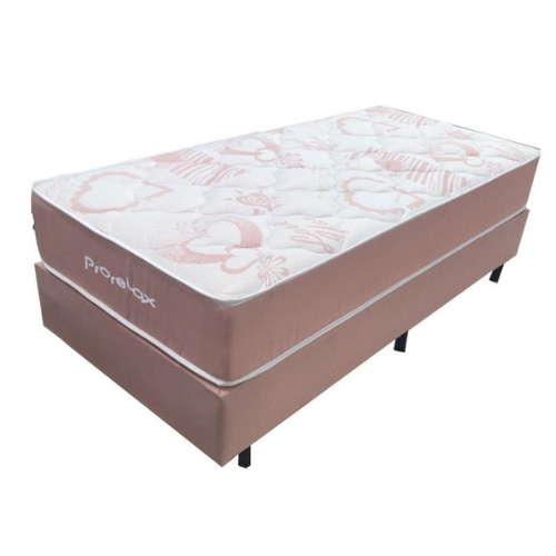 CAMA BOX LILY 1.5 PLAZAS ROSA