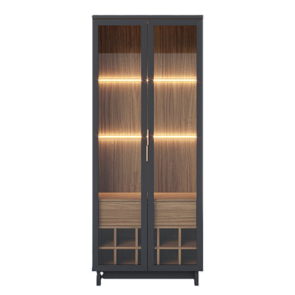 CRISTALERA GUANABARA PRETO/NOCE