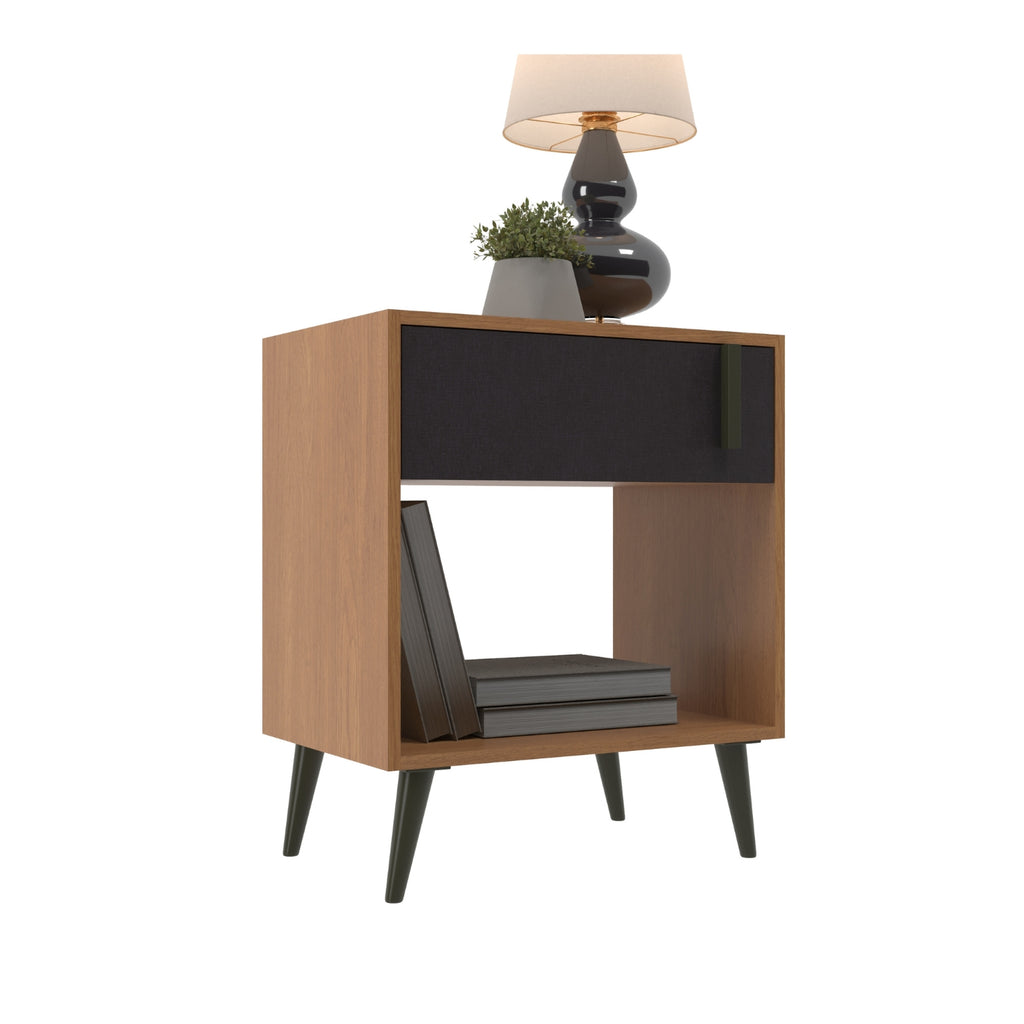 VELADOR TULIPA 1 CAJÓN XINGU/GRAFITO