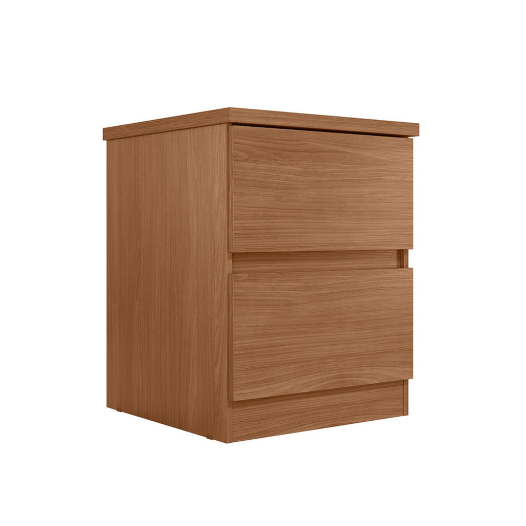 VELADOR BARI 2 CAJONES JATOBA/JATOBA